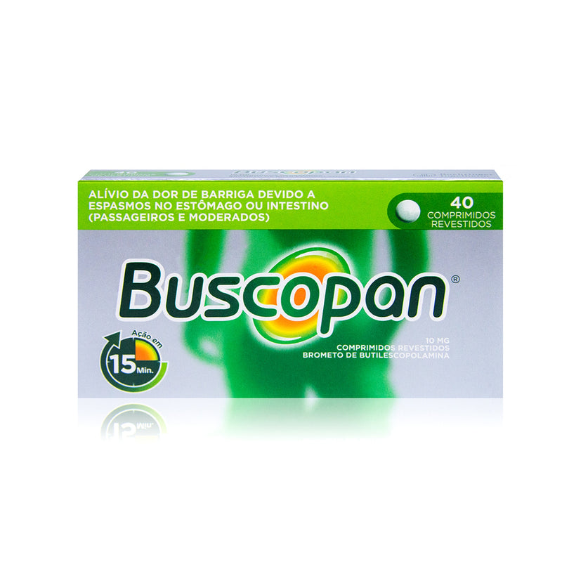 Buscopan 10 mg x 40 comp rev - Farmácia Garcia