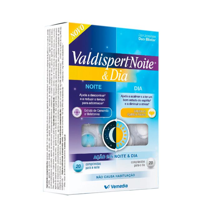 Valdispert® Noite Dia Comprimidos x20+20 - Farmácia Garcia