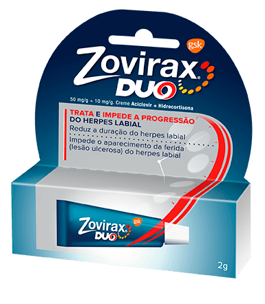 Zovirax Duo, 50/10 mg/g-2g x 1 creme bisnaga - Farmácia Garcia