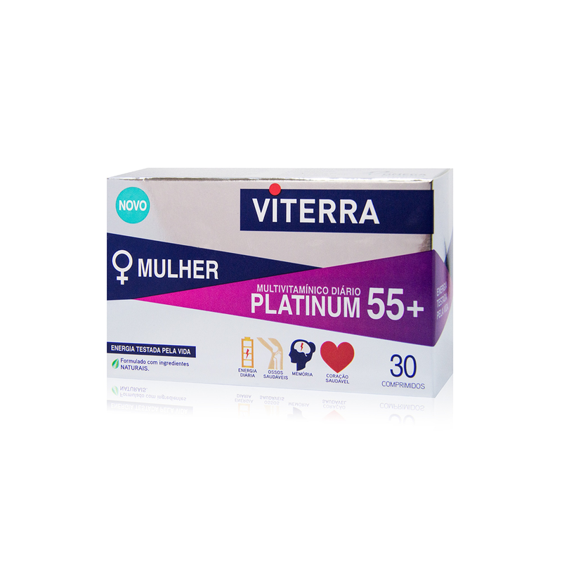 Viterra Mulher Platinum 55+ Comprimidos x30 - Farmácia Garcia