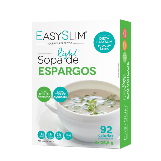 Sopa Light Espargos 26,5g x3 - Farmácia Garcia