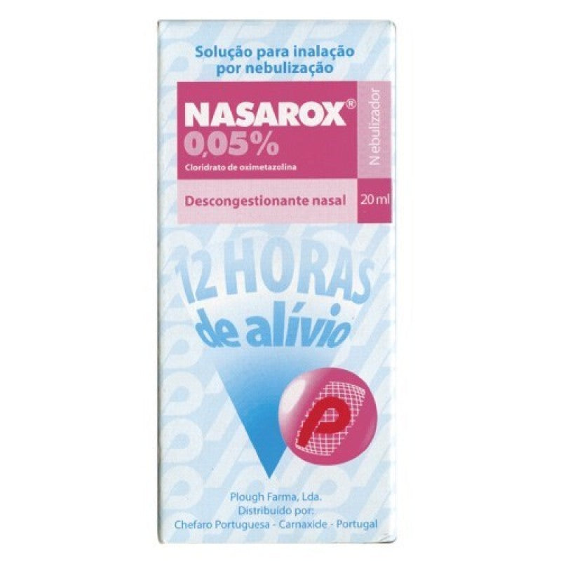 Nasarox, 0,5 mg/mL-15 mL x 1 sol pulv nasal - Farmácia Garcia