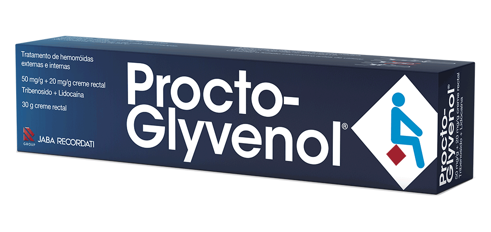 Procto-Glyvenol, 50/20 mg/g-30 g x 1 creme rectal bisnaga - Farmácia Garcia