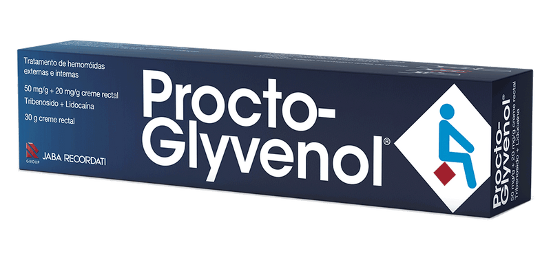 Procto-Glyvenol, 50/20 mg/g-30 g x 1 creme rectal bisnaga - Farmácia Garcia