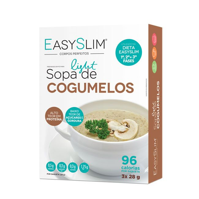 Sopa Light Cogumelos Saquetas 28g x3 - Farmácia Garcia