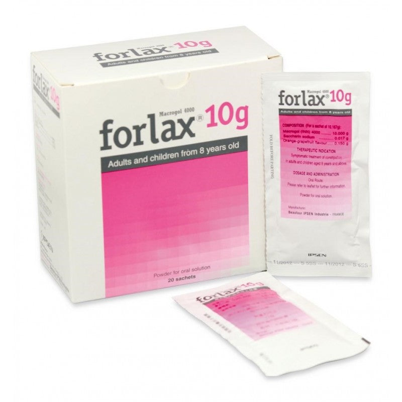 Forlax, 10 g x 20 pó sol oral saq - Farmácia Garcia