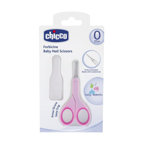 Chicco Tesoura Unhas Rosa - Farmácia Garcia