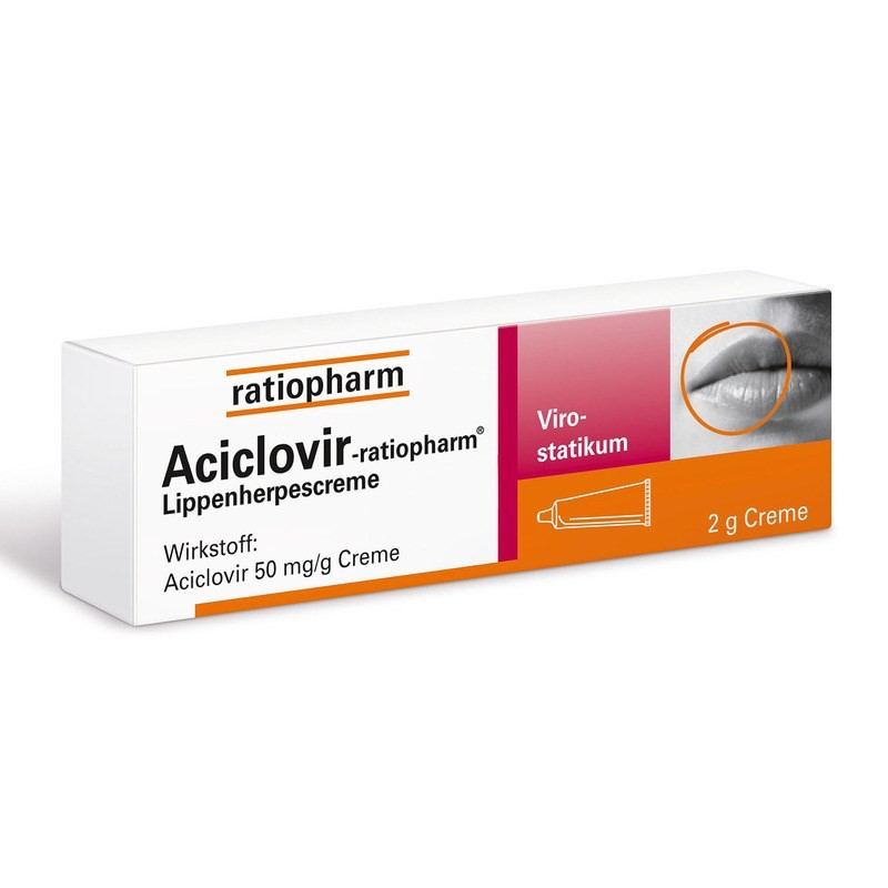 Aciclovir Ratiopharm creme bisnaga 2g - Farmácia Garcia