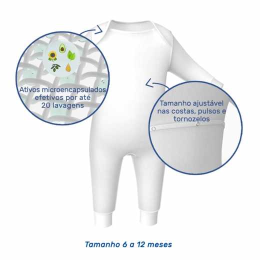 Mustela Bebe Pele Atopica Stelatopia Pijama Calmante 6-12m - Farmácia Garcia