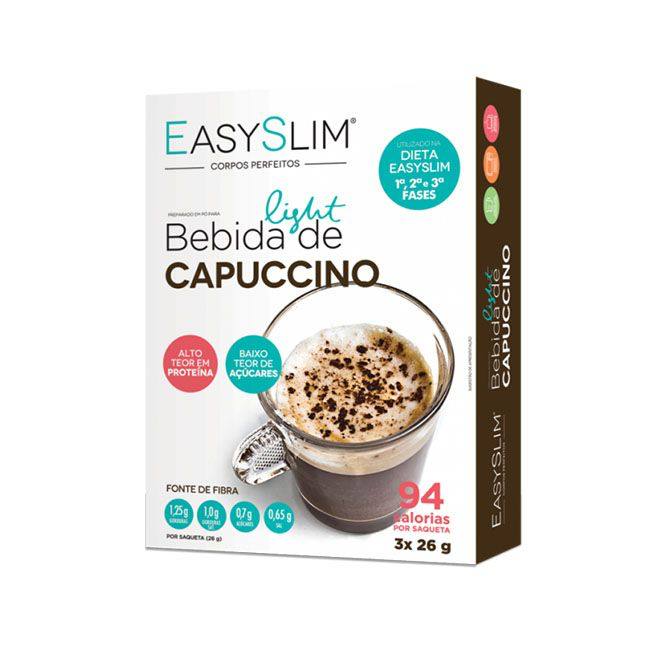 Bebida Capuccino Saquetas 26g x3 - Farmácia Garcia