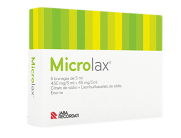 Microlax, 450/45 mg/5 mL x 6 enema sol tubo - Farmácia Garcia
