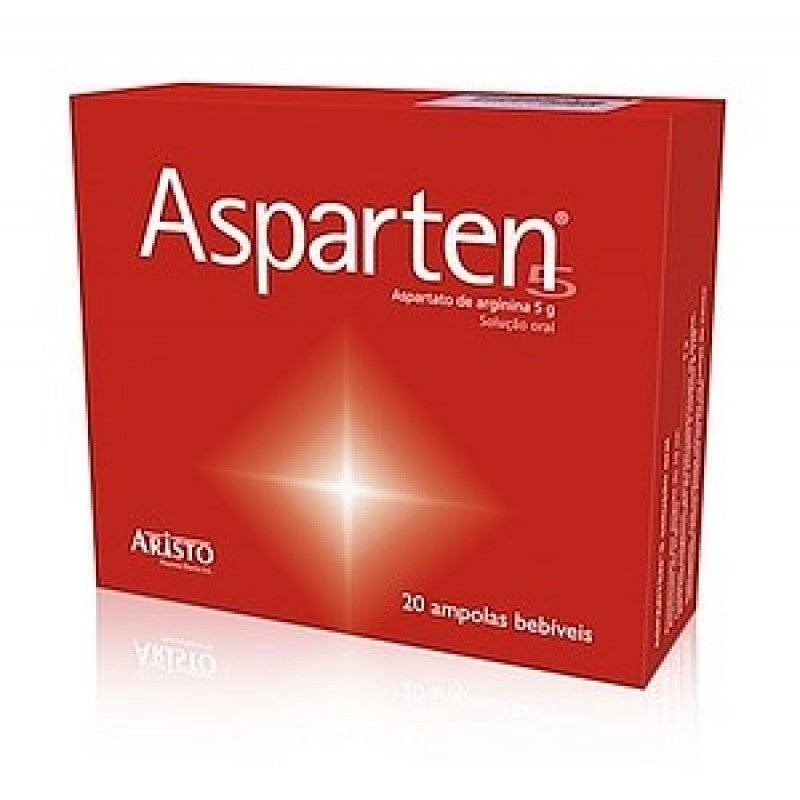 Asparten 5, 5000 mg/10 mL x 20 ampolas bebíveis - Farmácia Garcia