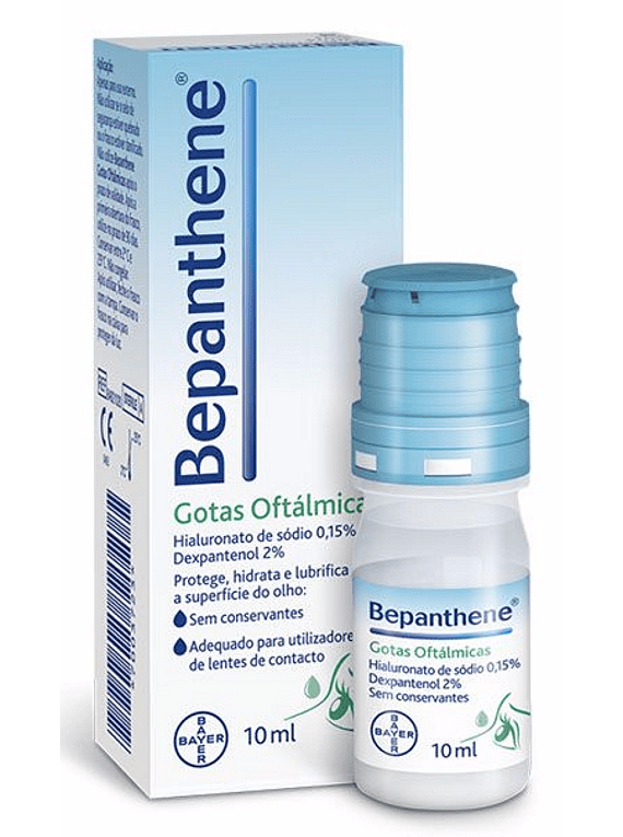 Bepanthene Gotas Oftalmicas 10ml - Farmácia Garcia