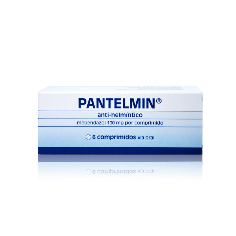 Pantelmin 100 mg x 6 comp - Farmácia Garcia