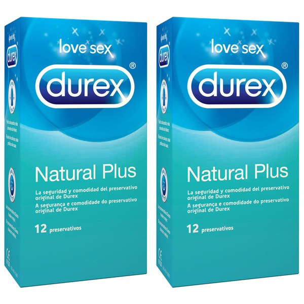 Durex® Natural Plus Preservativos x12 com Oferta de 2ª Embalagem - Farmácia Garcia