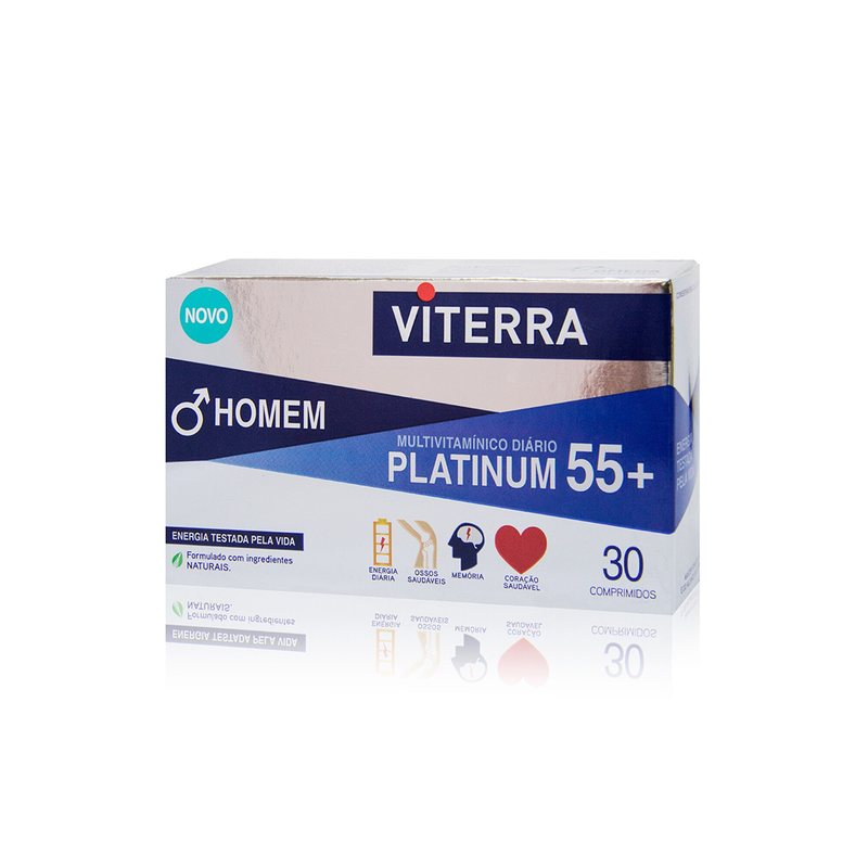 Viterra Homem Platinum 55+ Comprimidos x30 - Farmácia Garcia