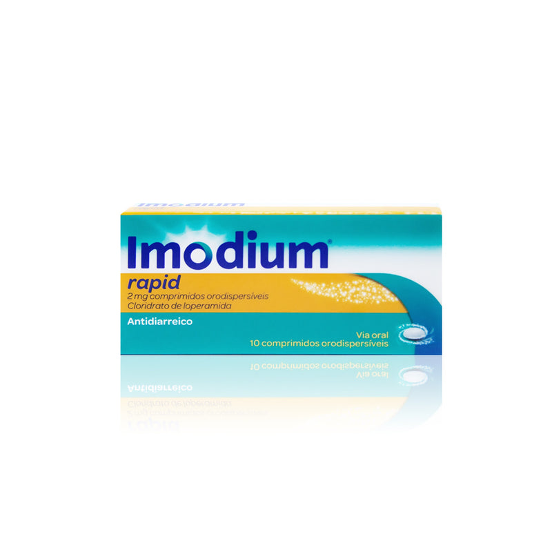 Imodium Rapid 2 mg x 10 Comprimido orodispersivel - Farmácia Garcia