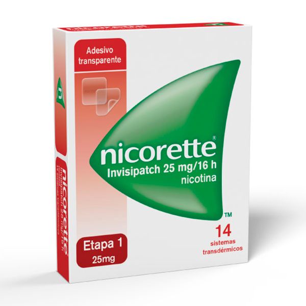 Nicorette Invisipatch, 25 mg/16 h x 14 sist transder - Farmácia Garcia