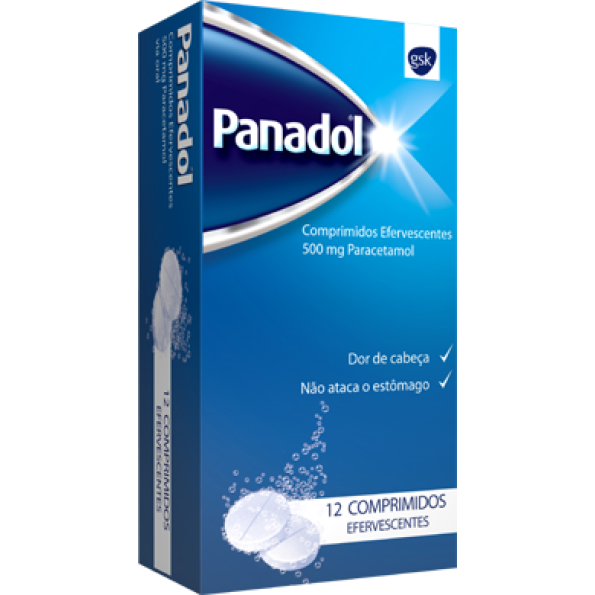 Panadol, 500 mg x 12 comp eferv - Farmácia Garcia