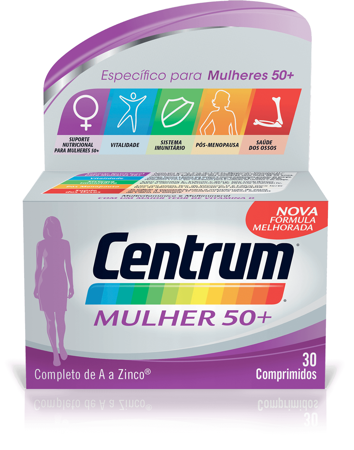 Centrum Mulher 50+ Comprimidos x30 - Farmácia Garcia