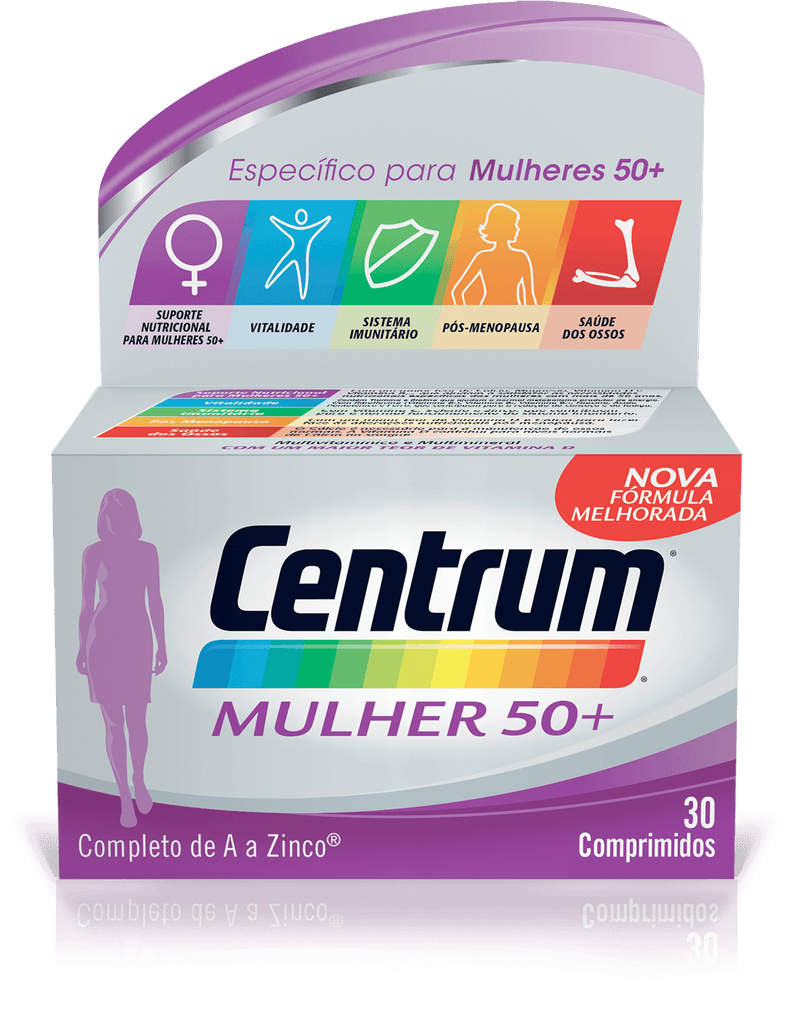 Centrum Mulher 50+ Comprimidos x30 - Farmácia Garcia