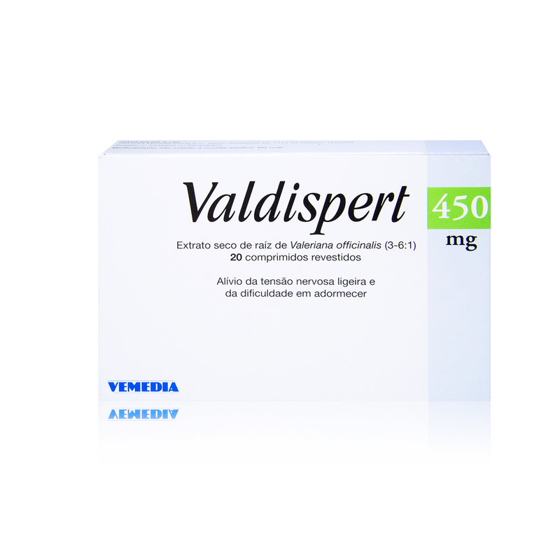 Valdispert 450 mg x 20 comp rev - Farmácia Garcia