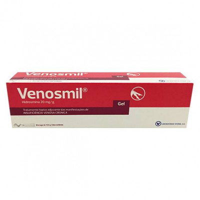 Venosmil, 20 mg/g-100 g x 1 gel bisnaga - Farmácia Garcia
