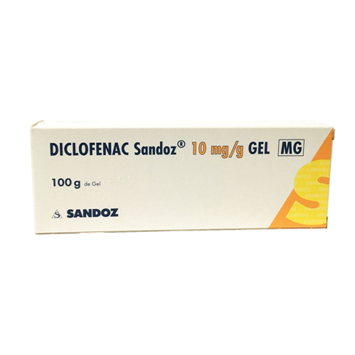 Diclofenac Sandoz MG, 10 mg/g-100 g x 1 gel bisnaga - Farmácia Garcia