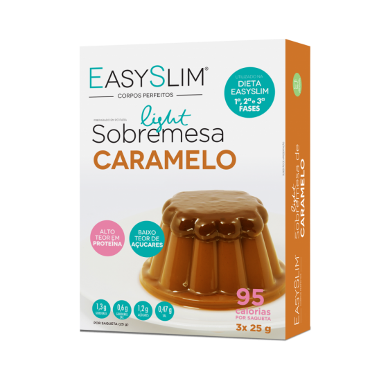 Sobremesa Caramelo Saquetas 25g x3 - Farmácia Garcia