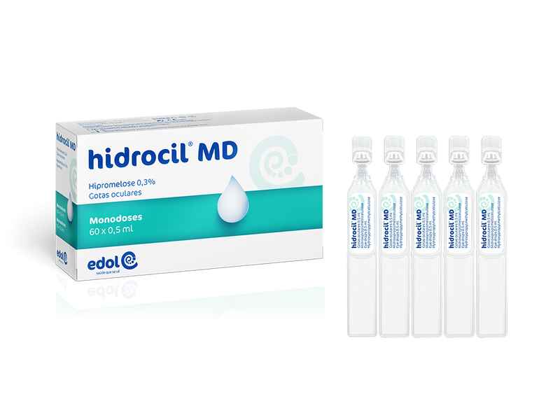 Hidrocil Md Sol Gotas Oft 0,3% 60x0,5ml - Farmácia Garcia