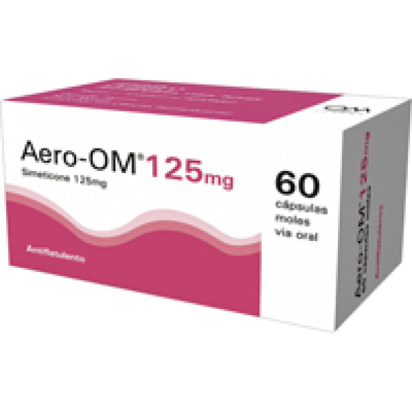 Aero-OM 125 mg x 60 cáps mole - Farmácia Garcia