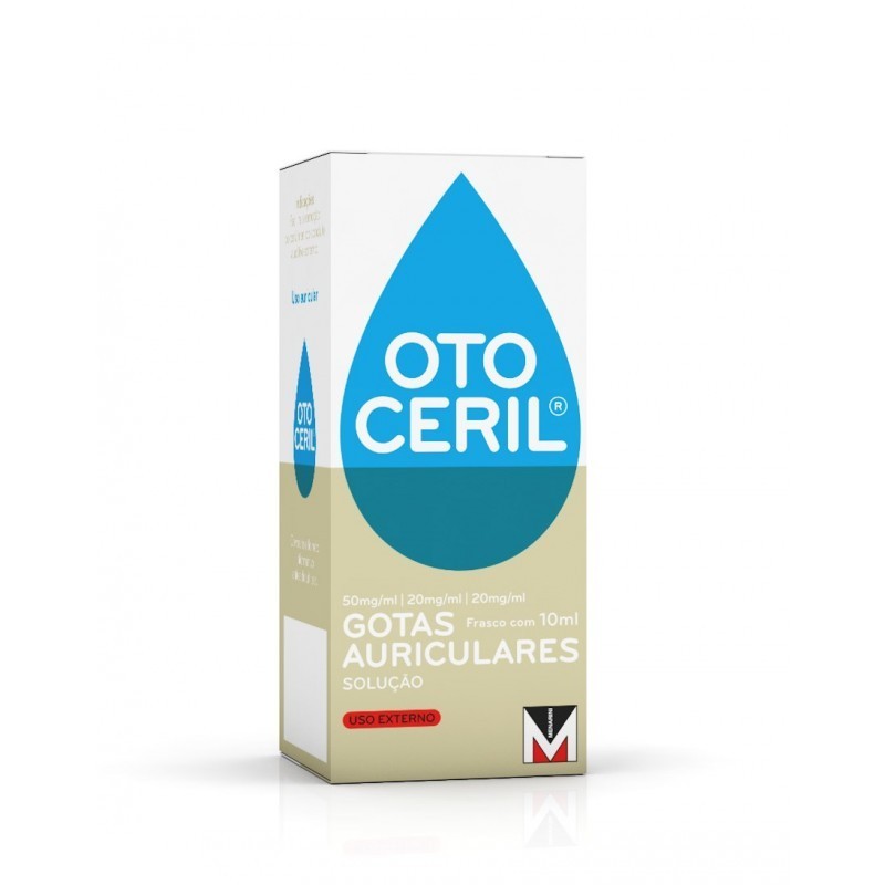 Otoceril , 50 mg/ml + 20 mg/ml + 20 mg/ml - Farmácia Garcia