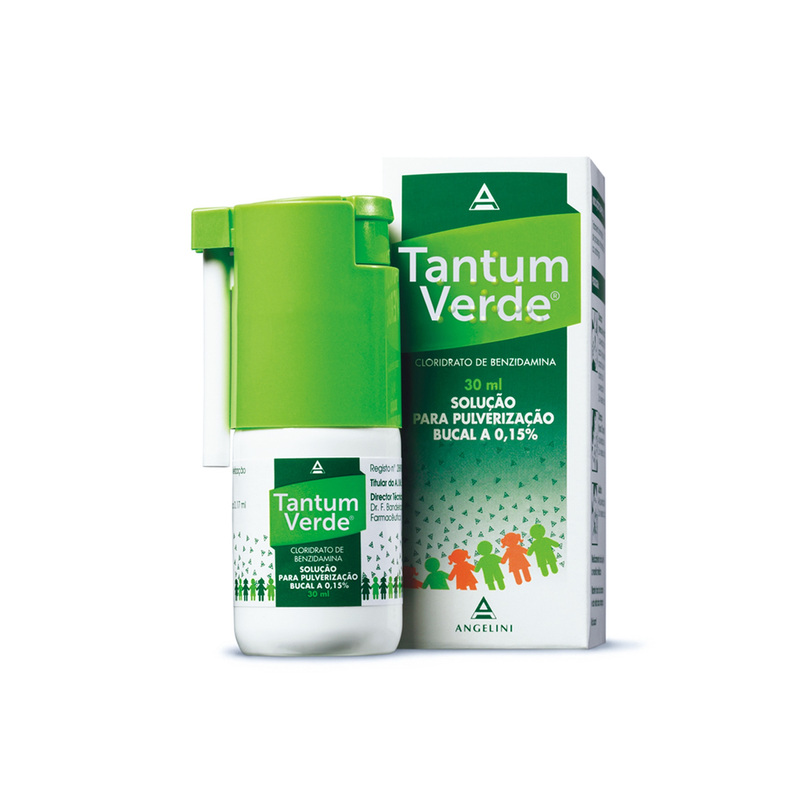 Tantum Verde, 1,5 mg/mL-30mL x 1 sol pulv bucal - Farmácia Garcia