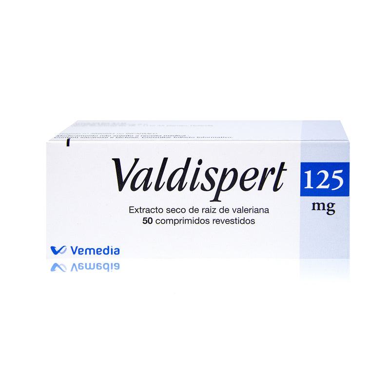 Valdispert 125 mg x 50 comp rev - Farmácia Garcia
