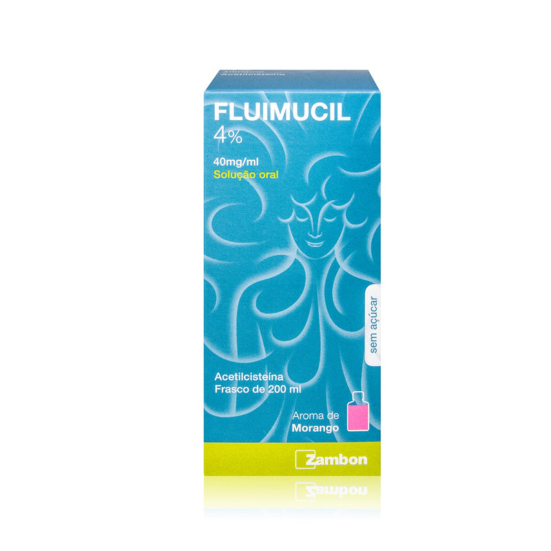 Fluimucil 4%, 40 mg/mL-200 mL x 1 solução oral mL - Farmácia Garcia