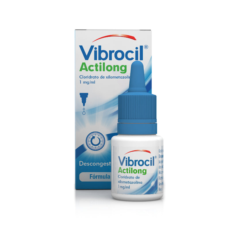 Vibrocil Actilong, 1 mg/mL-10 mL x 1 sol nasal conta-gotas - Farmácia Garcia