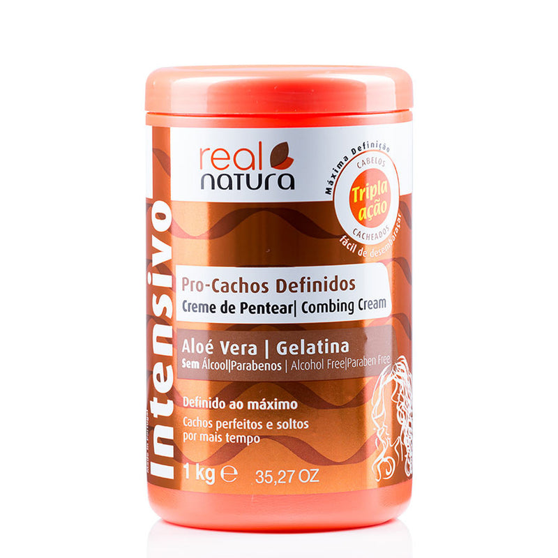 Real Natura Pro-Cachos Definidos Creme Pentear 1kg - Farmácia Garcia