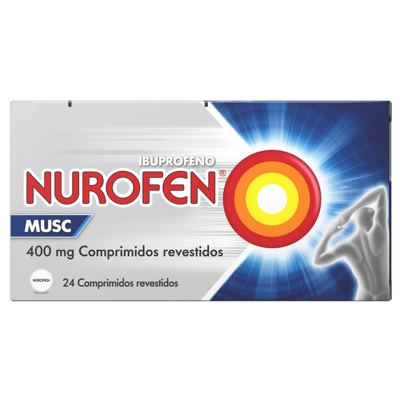 Nurofen Musc, 400 mg x 24 comp rev - Farmácia Garcia