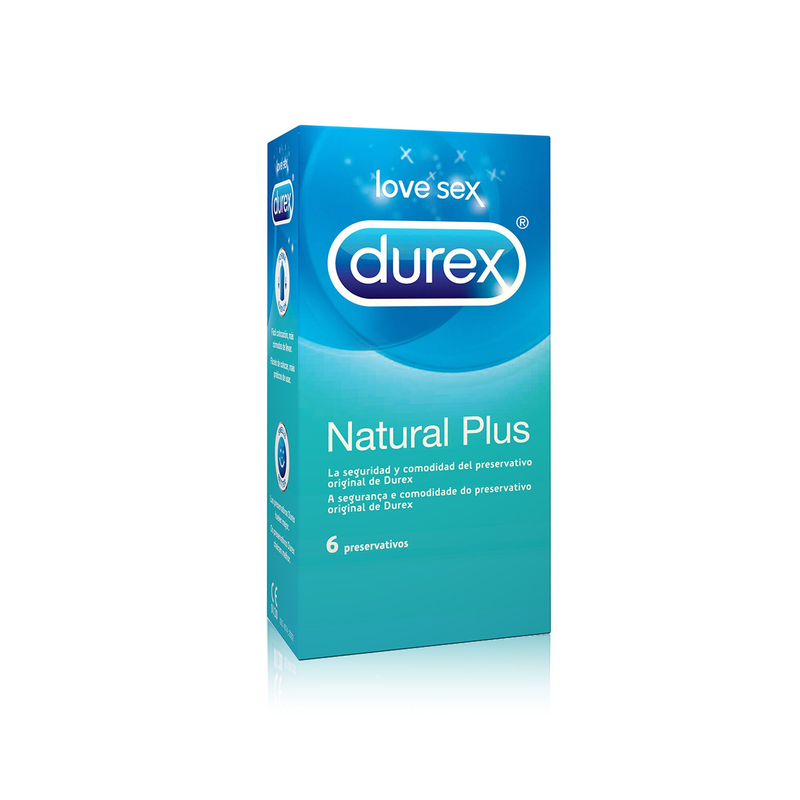 Durex® Natural Plus Preservativos x6 - Farmácia Garcia