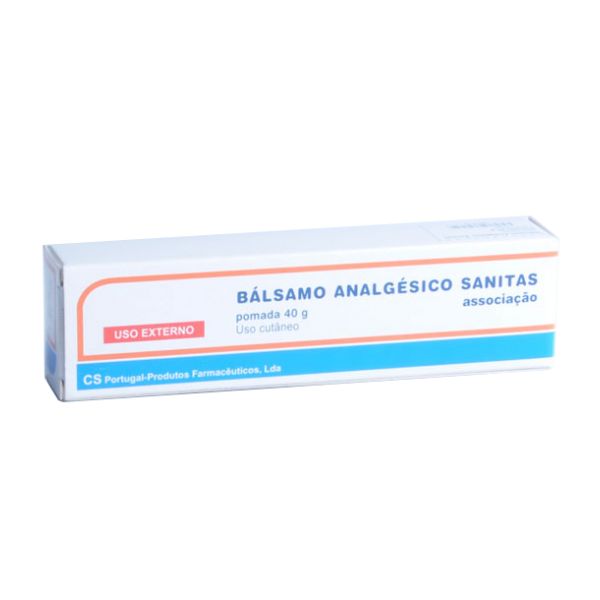 Bálsamo Analgésico Sanitas, 40 g x 1 pomada - Farmácia Garcia