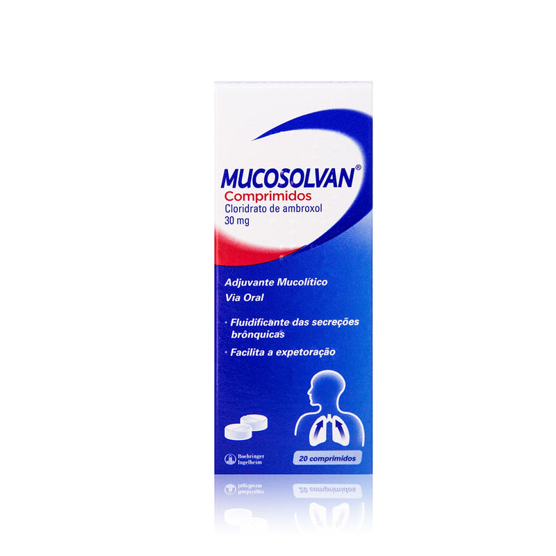Mucosolvan, 30 mg x 20 comprimidos - Farmácia Garcia