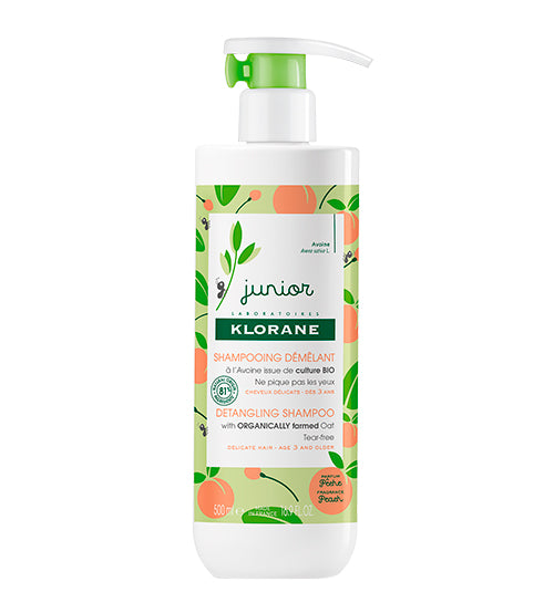 Klorane Petit Junior Champô Desembaraçador Pêssego 500ml - Farmácia Garcia