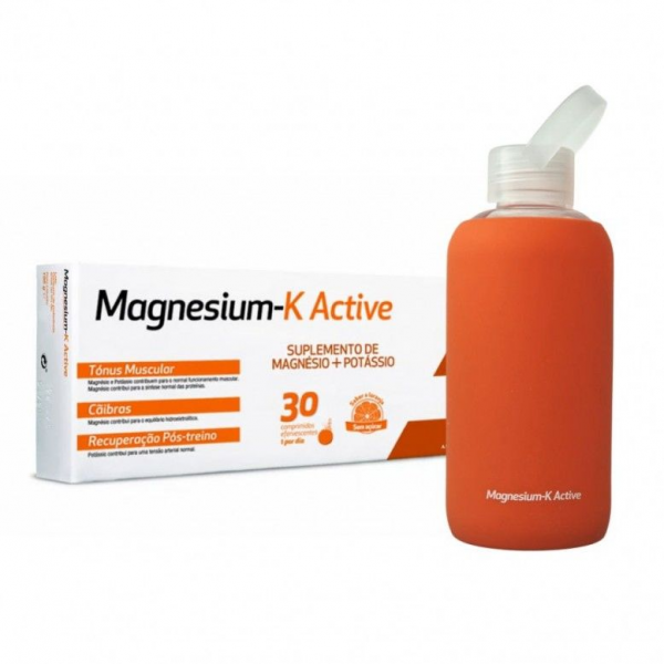 Magnesium-K Active Sabor Laranja com Oferta de Garrafa - Farmácia Garcia