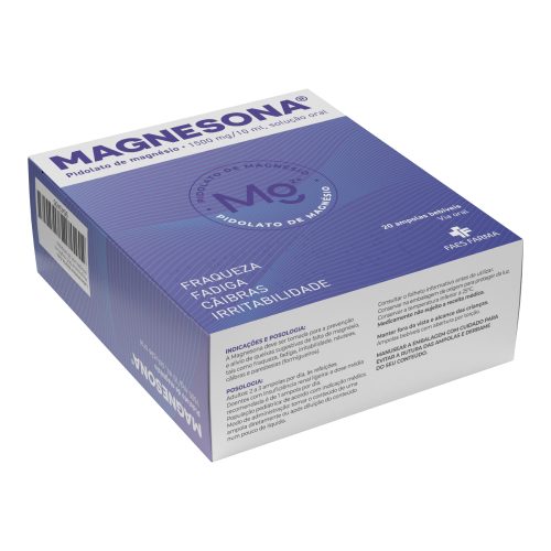 Magnesona 1500 mg/10ml Ampolas x20 - Farmácia Garcia