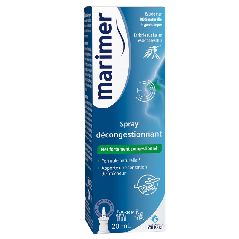 Marimer Spray Descongestionante Nasal com Óleos Essenciais 20ml - Farmácia Garcia