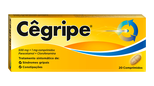 Cêgripe 1/500 mg 20 Comprimidos - Farmácia Garcia
