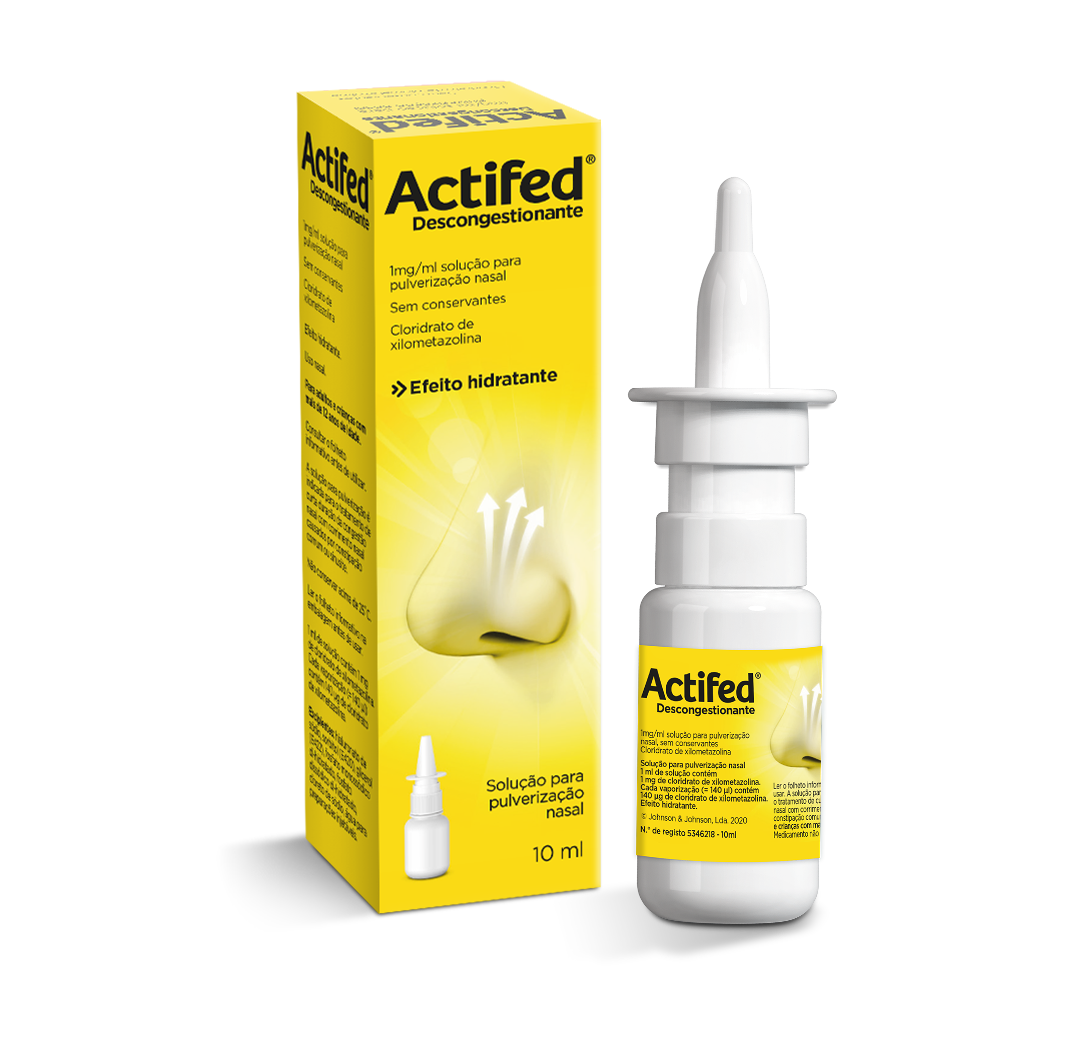 Actifed Descongestionante 1mg/ml Spray Nasal 10ml - Farmácia Garcia