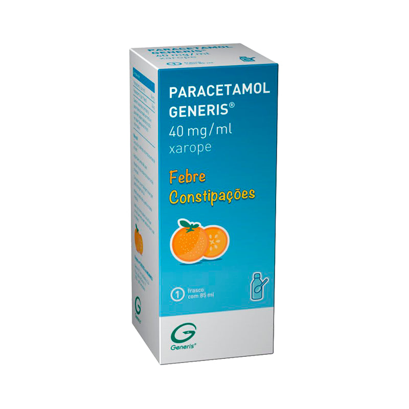 Paracetamol Generis 40mg/ml Xarope 85ml - Farmácia Garcia