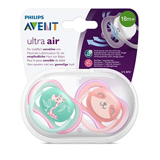 Philips Avent Chupeta Ultra Air Menina 18m+ - Farmácia Garcia