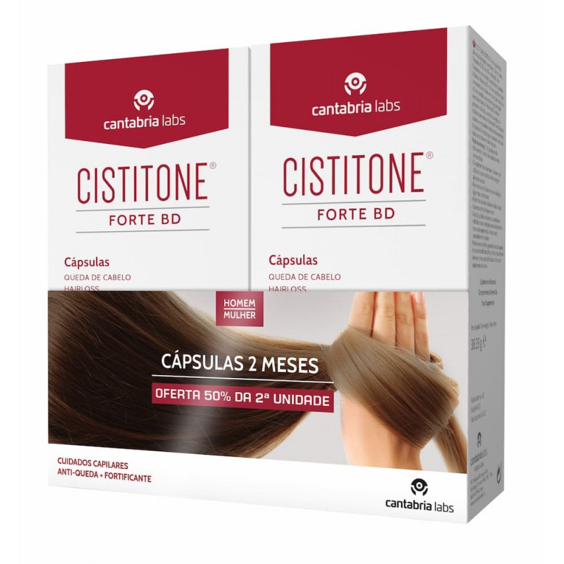 Cistitone Forte BD Duo Cápsulas 2 meses 2 x 60 cápsulas - Farmácia Garcia